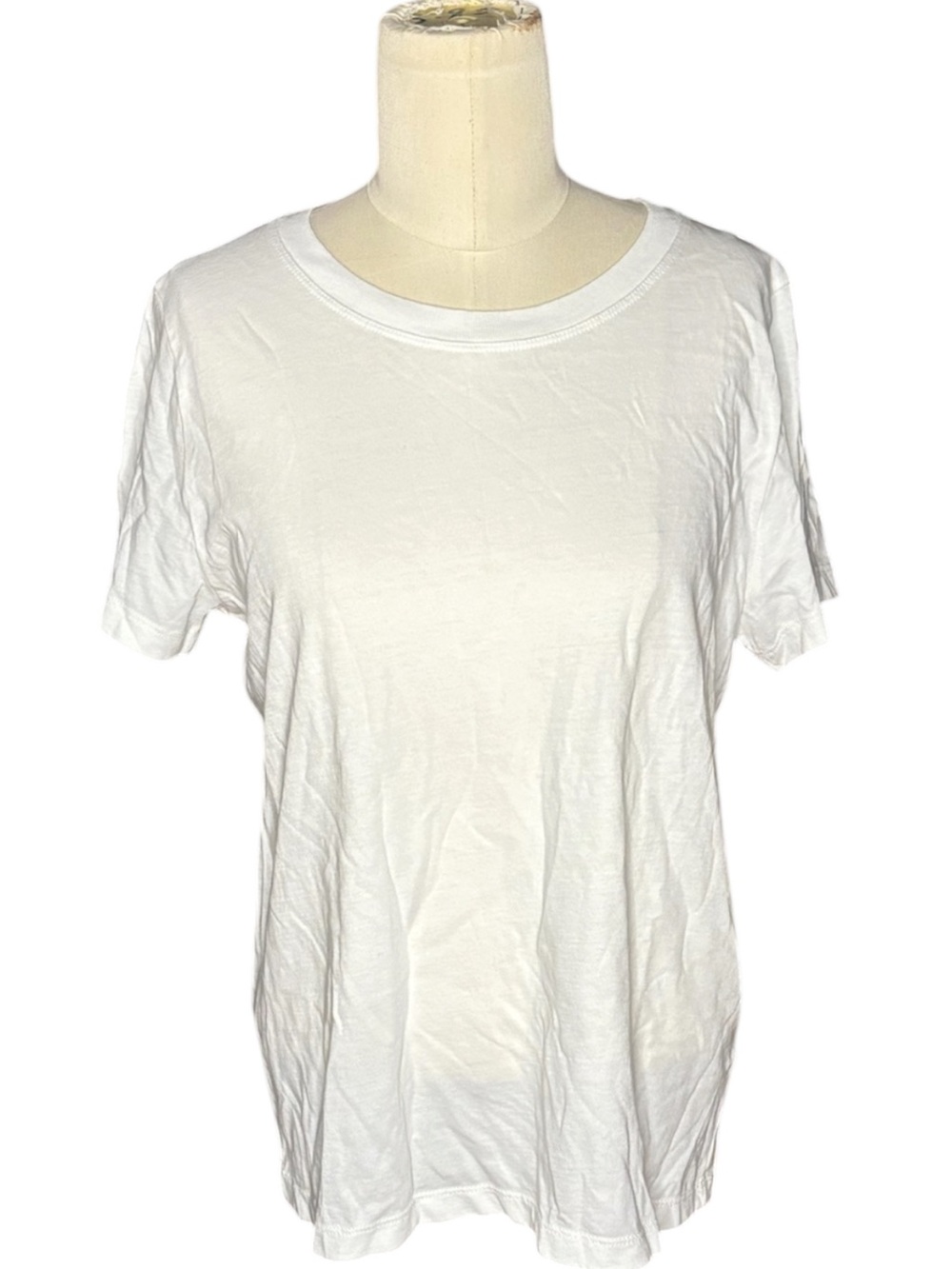 J. Crew White Broken-In Short Sleeve Tee NWT Small